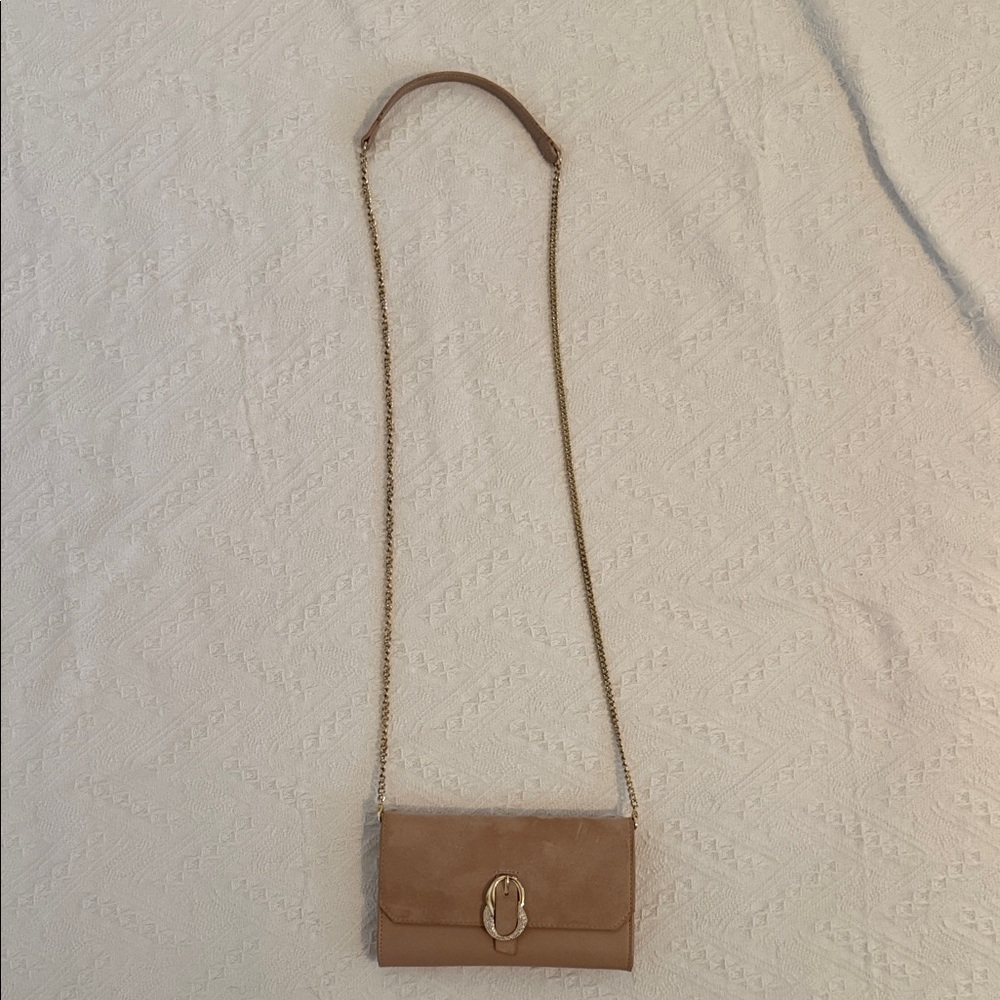 Elegant Tan Leather Shoulder Bag